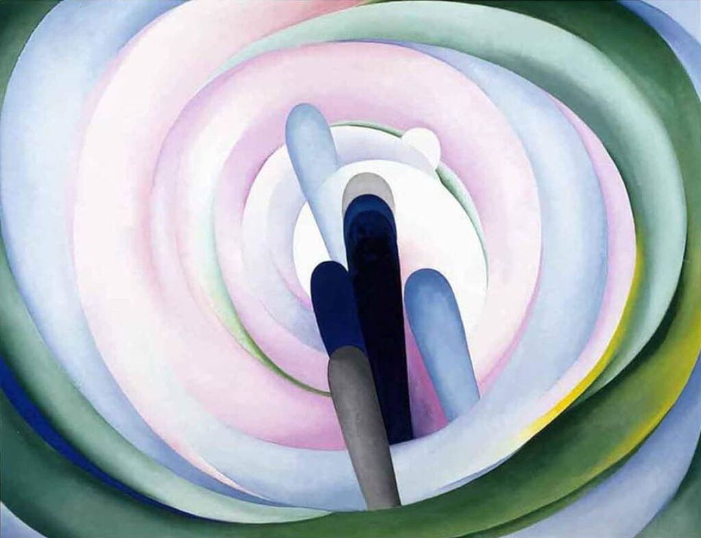 Georgia O'Keeffe: "Círculo rosa" (1929).