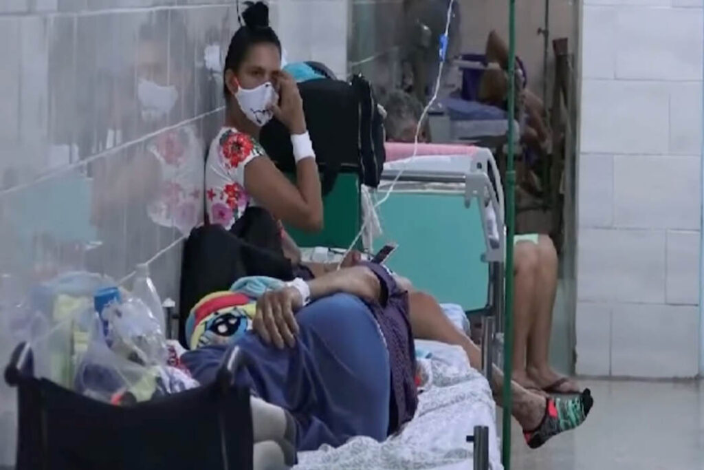 Sala de emergencias del hospital de la ciudad de Cárdenas, en Matanzas, Cuba. Foto: TeleBandera.