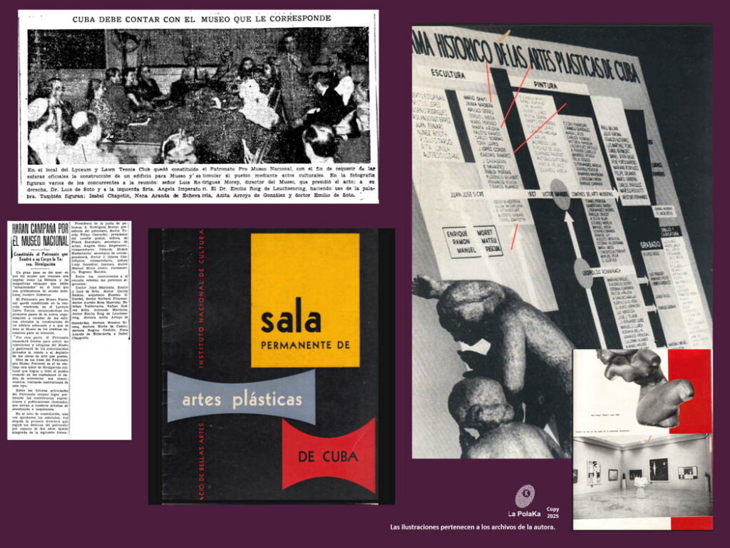 Isabel Chapotín en la prensa y el museo.