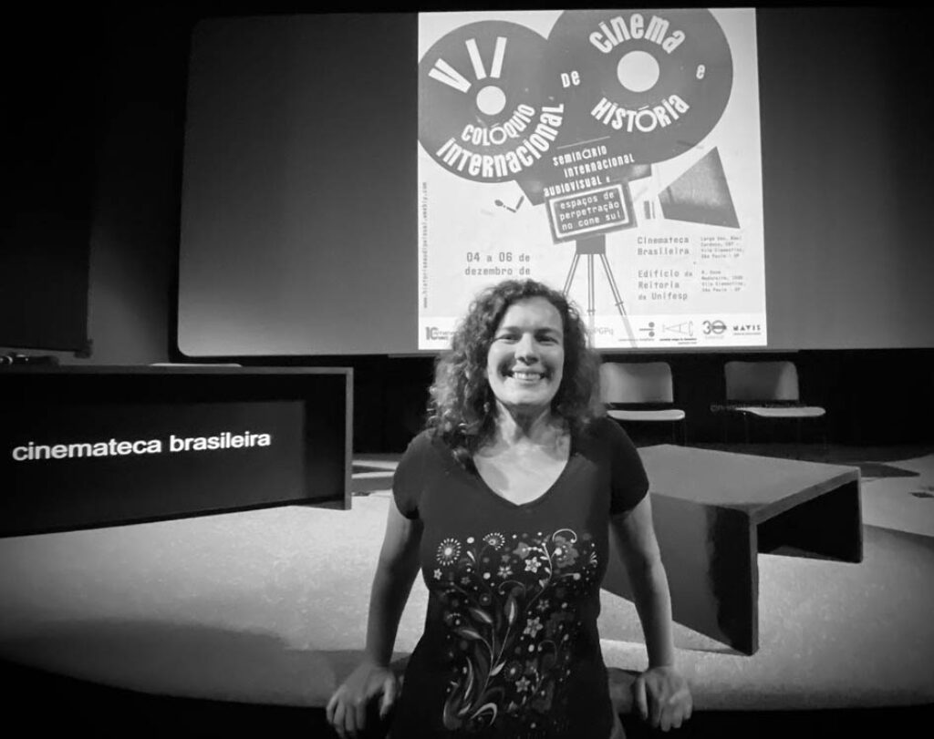Marina Cavalcanti en el VII Coloquio Internacional de Cine e Historia.