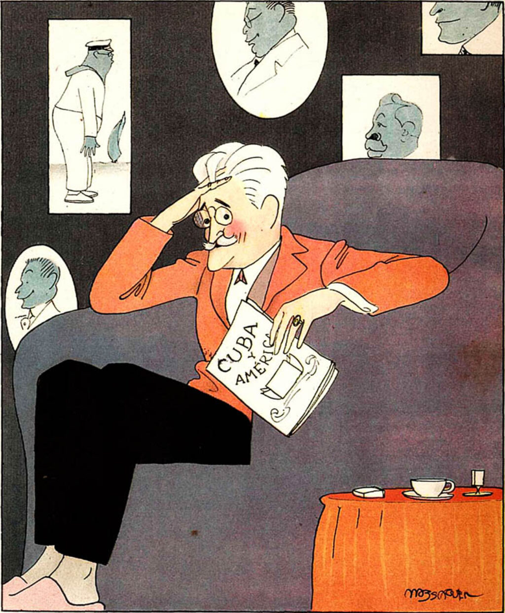 Raimundo Cabrera visto por Conrado Massaguer, en la revista "Social", diciembre de 1919.