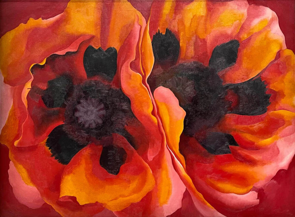 Georgia O'Keeffe: "Amapolas orientales" (1927).
