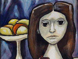 Anna Kavan: "Retrato" (sin fecha), detalle.