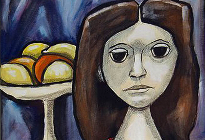 Anna Kavan: "Retrato" (sin fecha), detalle.