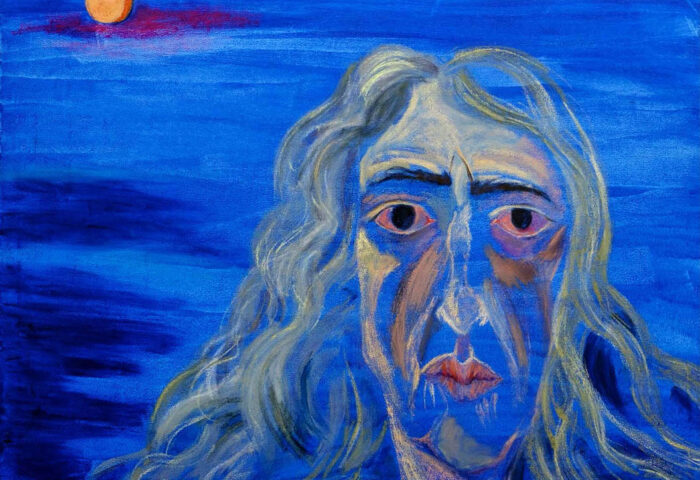 Marcia Schvartz: "¿Quién es este que sin haber muerto va por el reino de la muerte?" (2018), detalle.