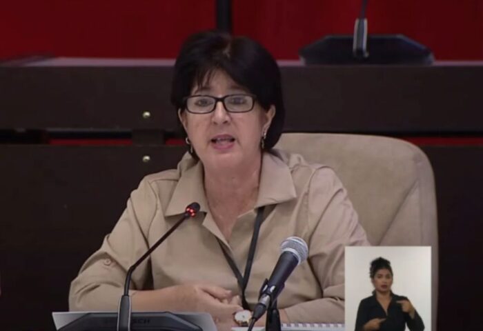 Ministra de Trabajo Marta Elena Feitó