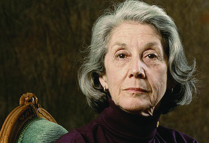 Nadine Gordimer (1923-2014), Premio Nobel de Literatura en 1991.