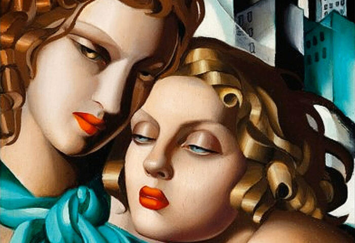 Tamara de Lempicka: "Mujeres jóvenes" (1930), detalle.