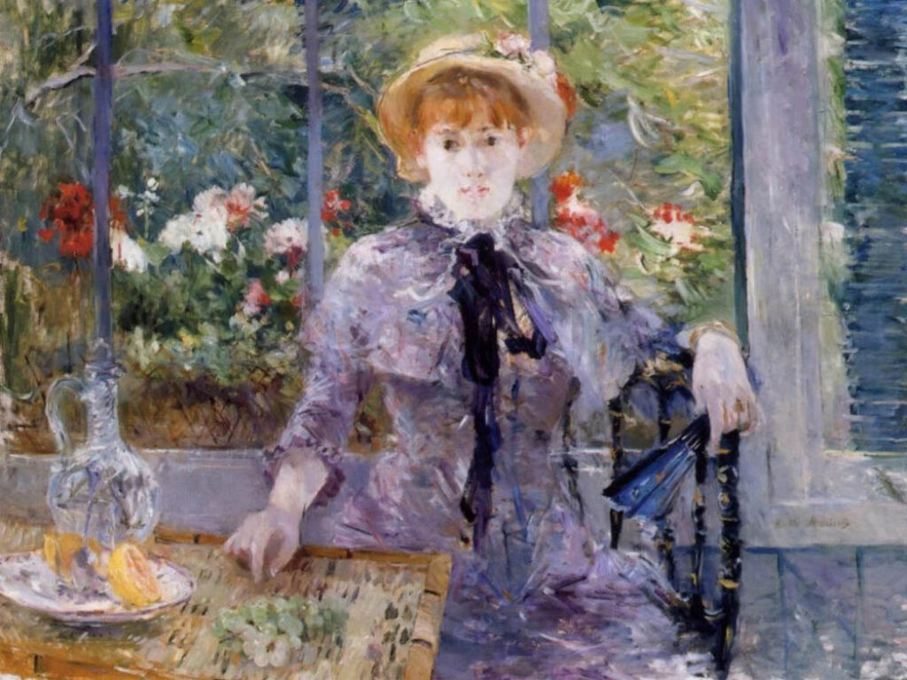 Berthe Morisot: "Después de la cena" (1881).