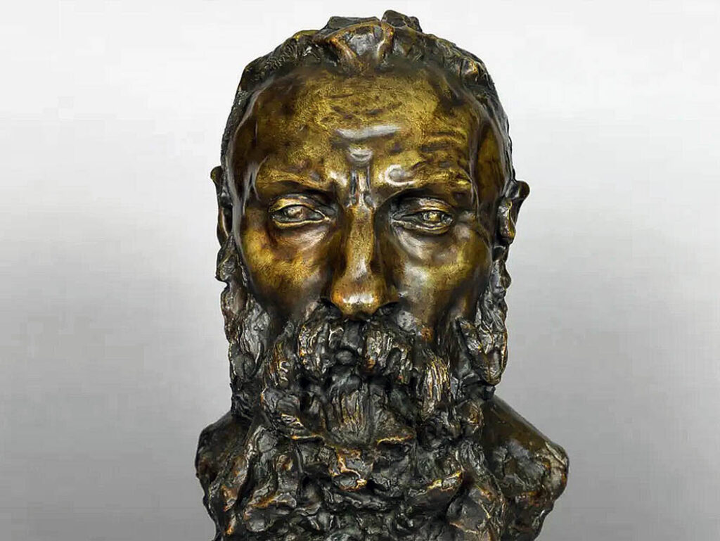 Camille Claudel: "Busto de Auguste Rodin" (1888-1898).