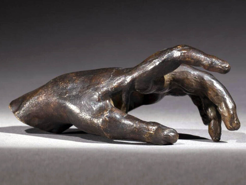 Camille Claudel: "Estudio de una mano izquierda" (1889).