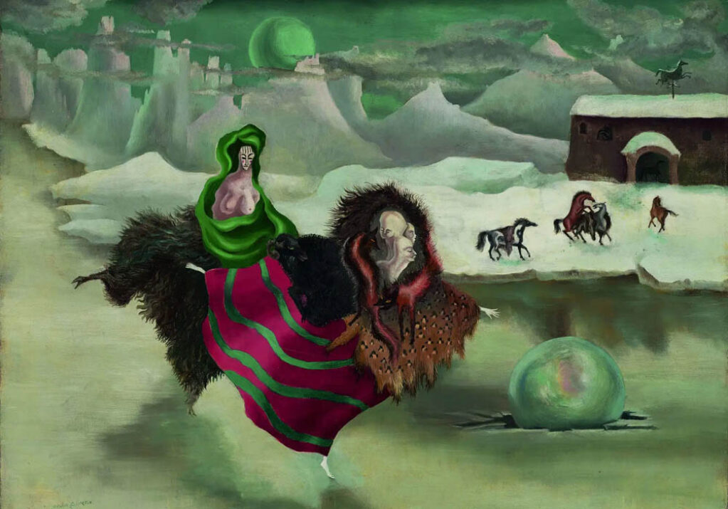 Leonora Carrington: "La dicha de patinar" (1941).
