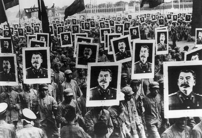 Celebración en China del 70 cumpleaños de Stalin, 1949.