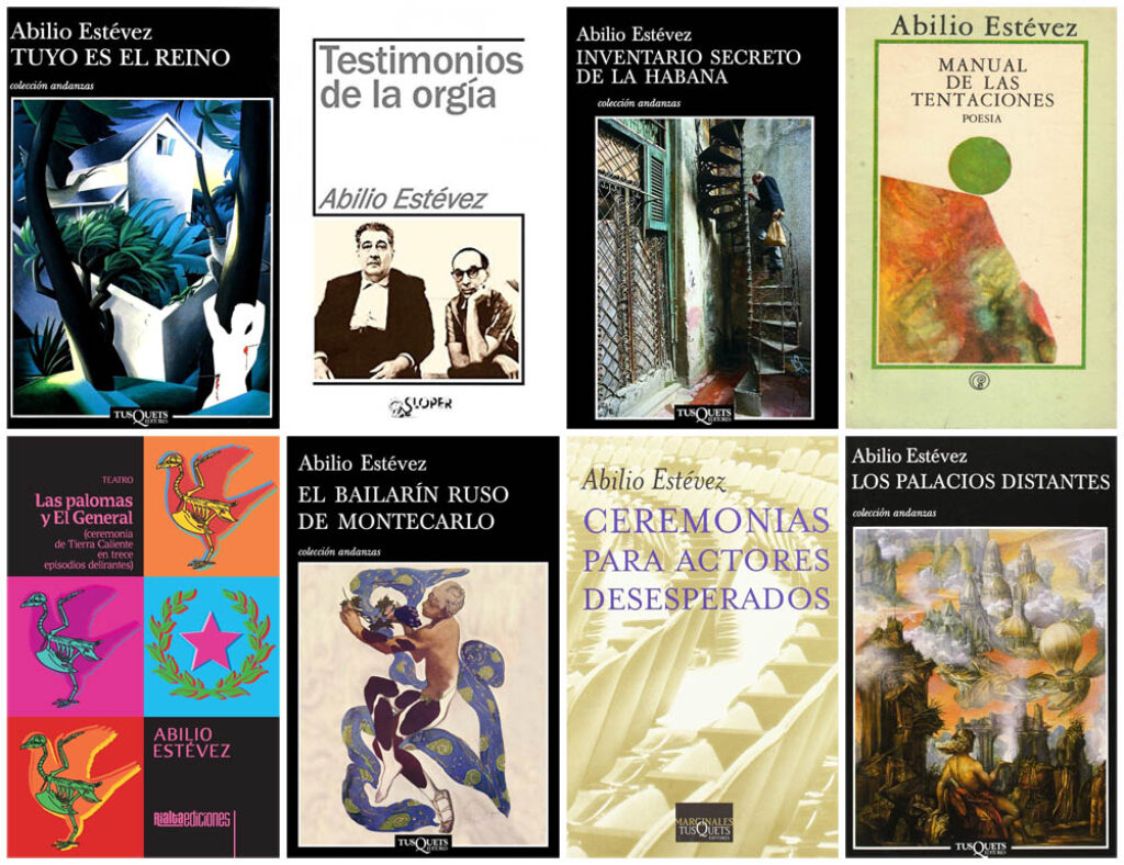 Selección de libros de Abilio Estévez.