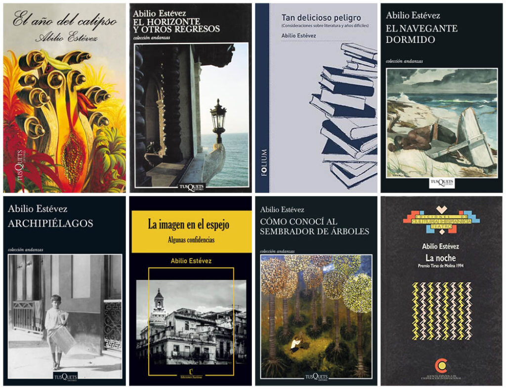 Selección de libros de Abilio Estévez.
