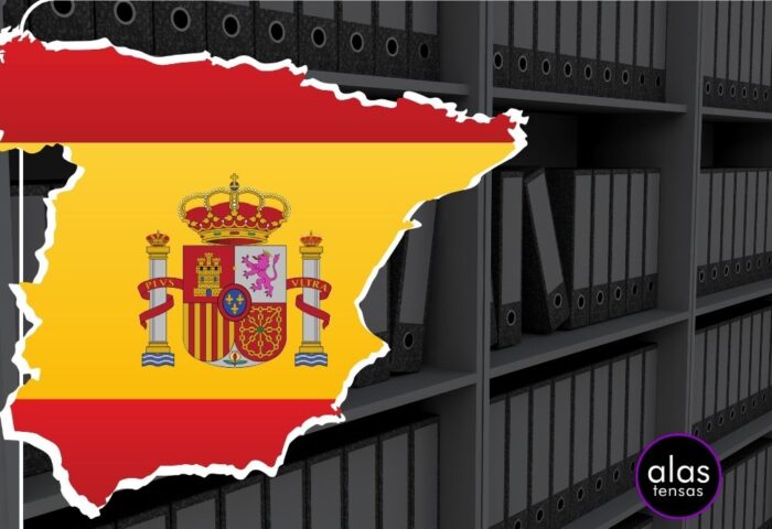 ilustración con el mapa de España para directorio de ayudas para mujeres