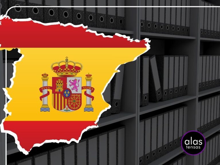 ilustración con el mapa de España para directorio de ayudas para mujeres