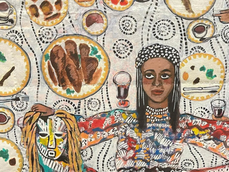 Faith Ringgold: "El nido amargo, parte II" (1988), detalle.