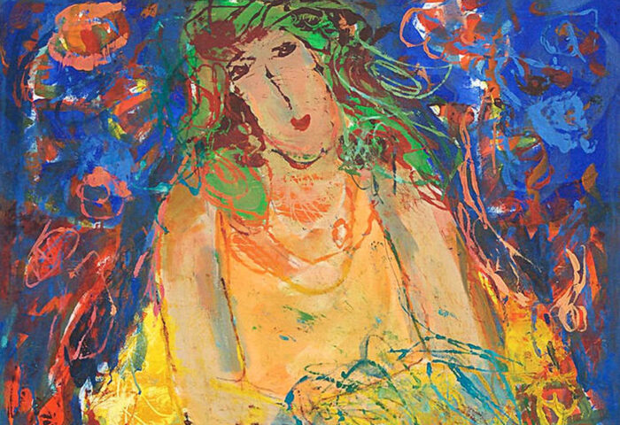 Gina Pellón: "Índigo" (1996), detalle.