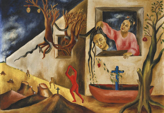 María Izquierdo: "Sueño y presentimiento" (1947).