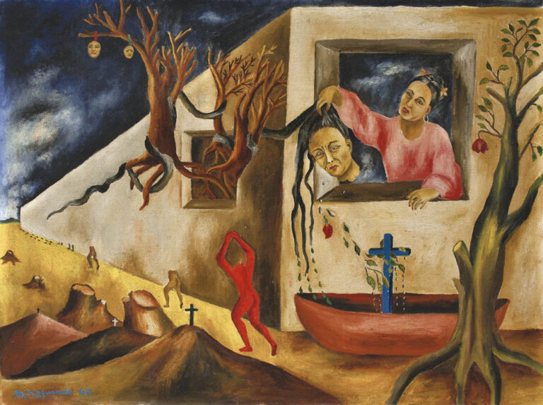 María Izquierdo: "Sueño y presentimiento" (1947).