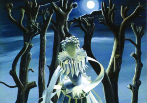 Marion Adnams: "La niña perdida" (1944), detalle.