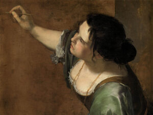 Artemisia Gentileschi: "Autorretrato como la alegoría de la pintura" (1638-1639).