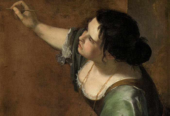 Artemisia Gentileschi: "Autorretrato como la alegoría de la pintura" (1638-1639).