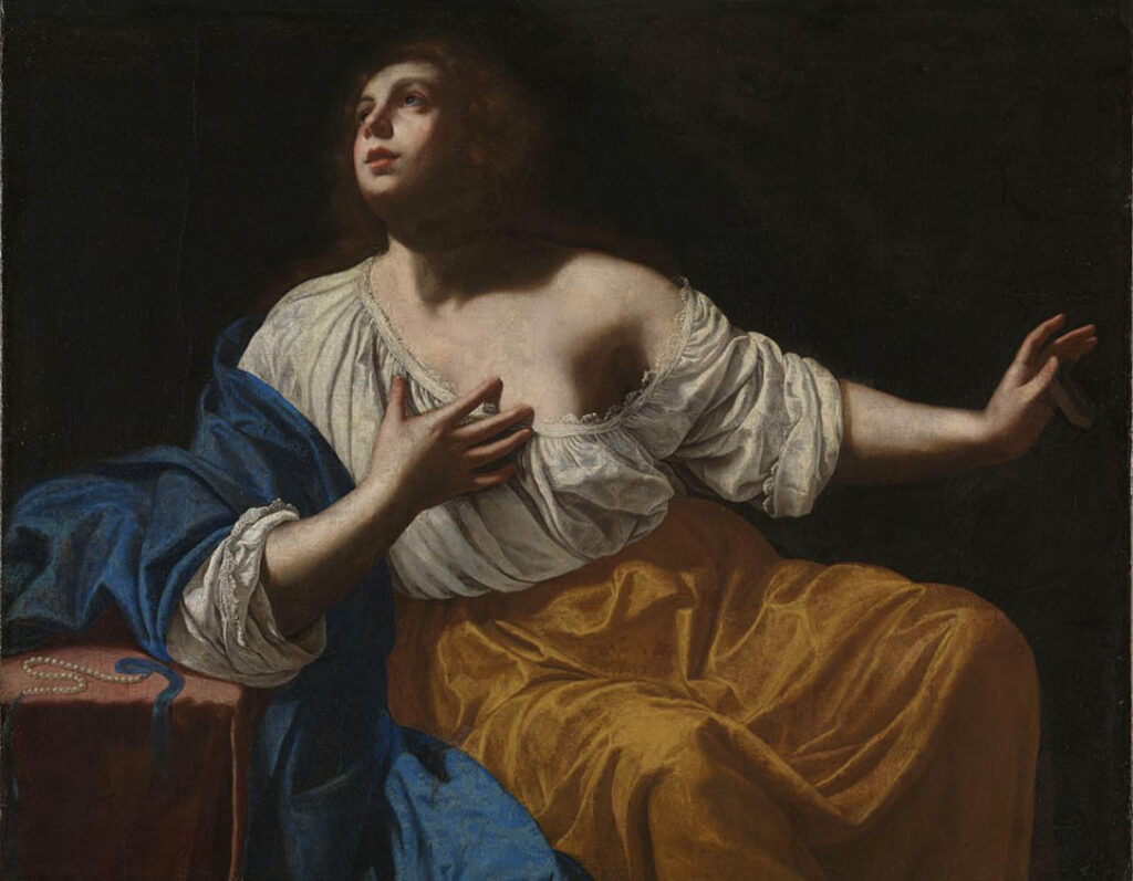 Artemisia Gentileschi: "María Magdalena Penitente" (ca. 1640).