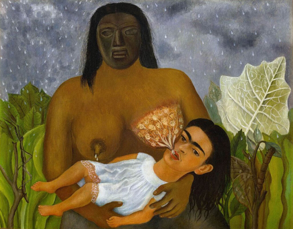Frida Kahlo: "Mi nana y yo" (1937).