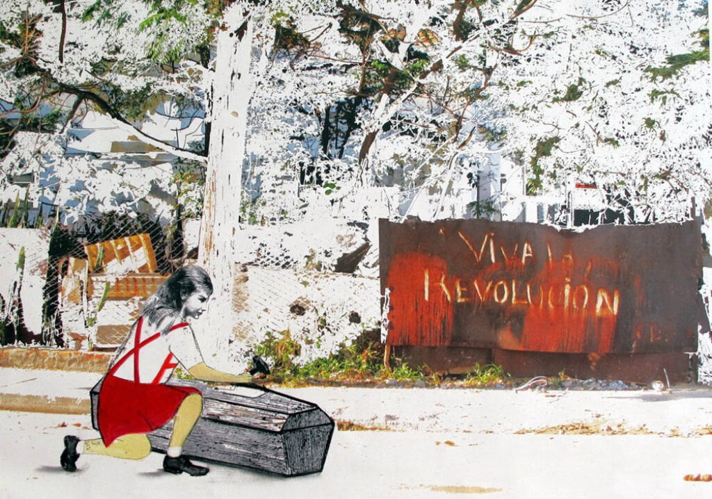 Sandra Ramos: "Vida o muerte" (2010).