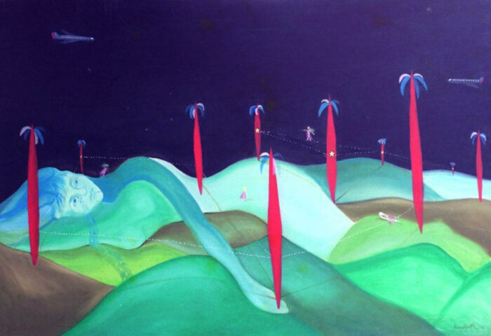 Sandra Ramos: "Cuba y la noche" (1993).