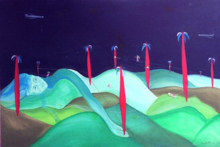 Sandra Ramos: "Cuba y la noche" (1993).