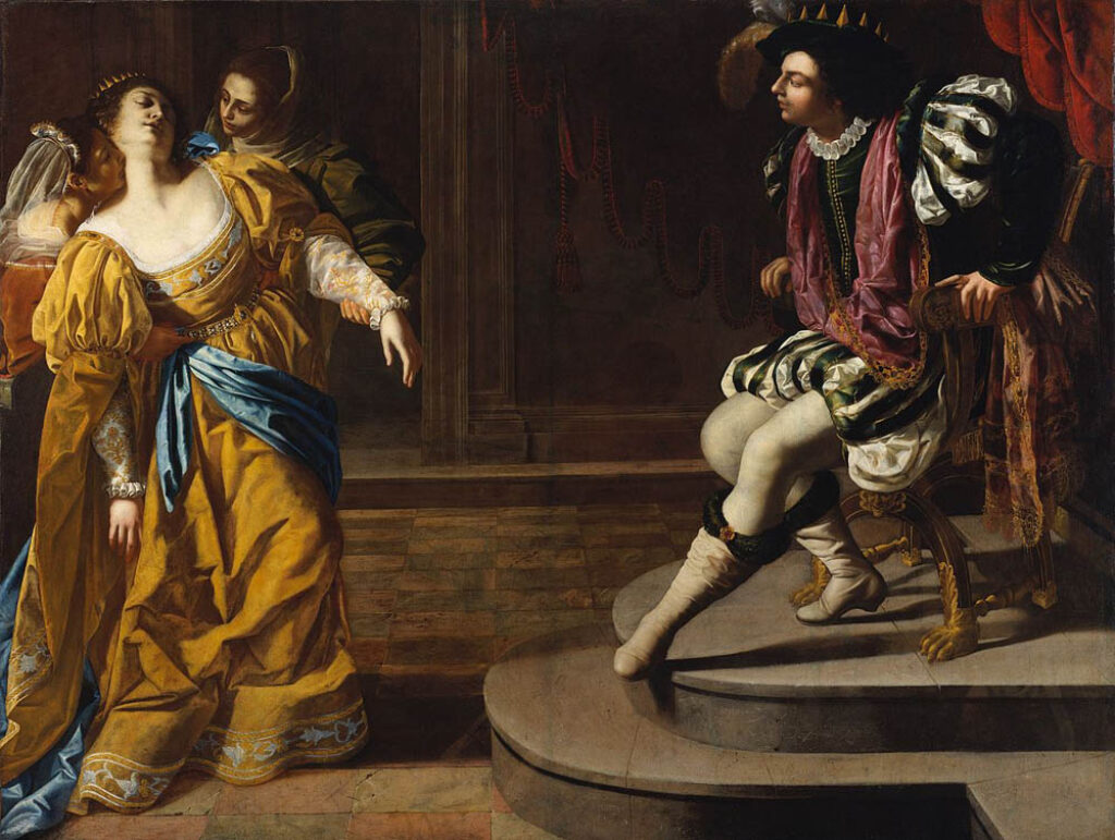 Artemisia Gentileschi: "Ester ante Asuero" (1628-1635).