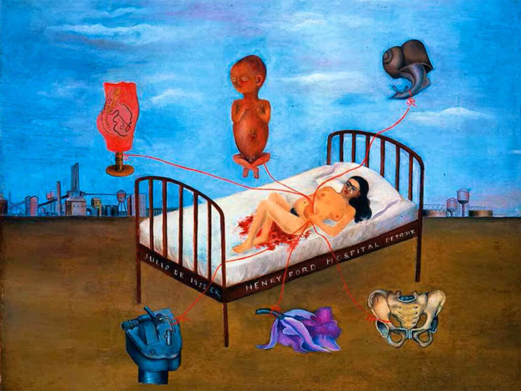 Frida Kalho: "Henry Ford Hospital" (1932).