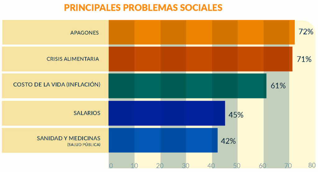 Principales problemas sociales (según el informe del Observatorio de Derechos Sociales).
