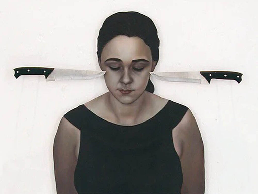 Aimeé García: "La puerta" (2002), detalle.