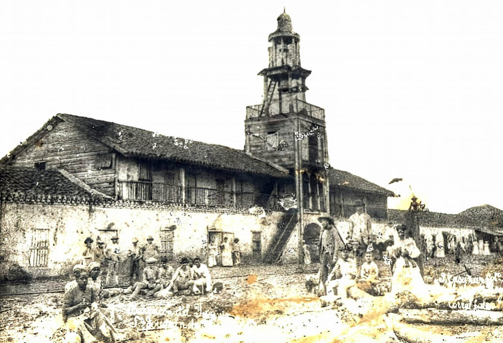 Barracón de esclavos del ingenio San Joaquin en Matanzas, 1891.