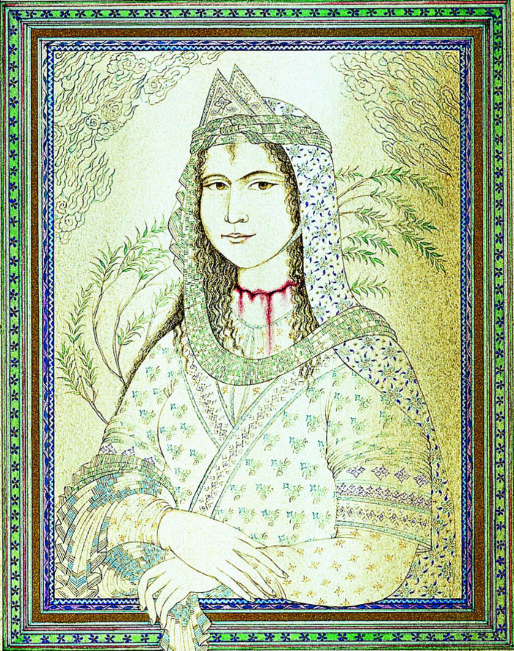 Farah Ossouli: "Mona Lisa" (2009), detalle.