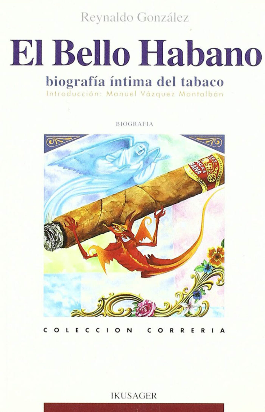 Cubierta del libro "El bello habano", de Reynaldo González.