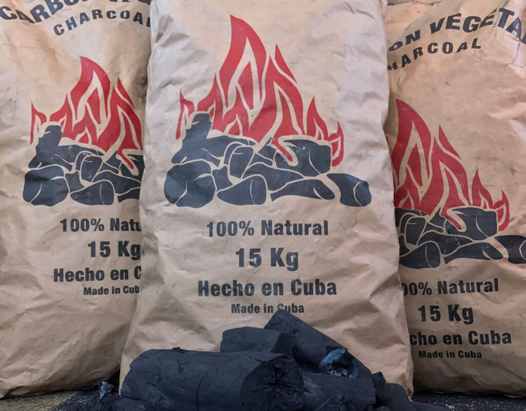 El carbón vegetal cubano se exporta a varios países del mundo.