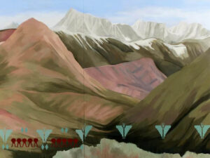 Kay WalkingStick: "Cerca de Yosemite" (2014), detalle.