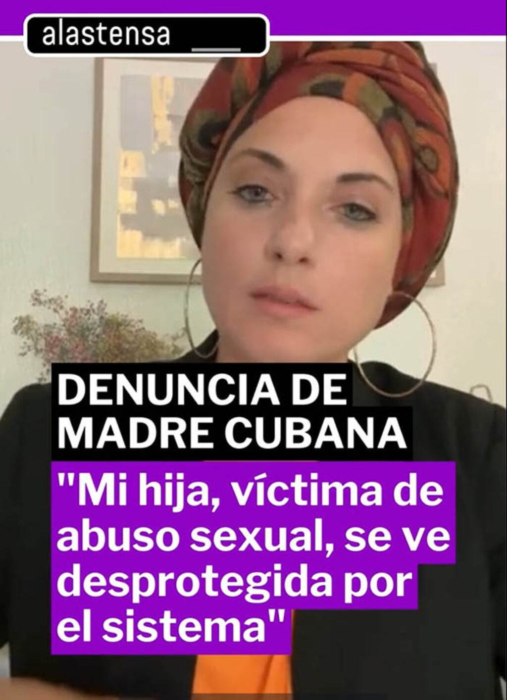 Maylen Díaz Delgado exige justicia para su hija víctima de abusos sexuales.