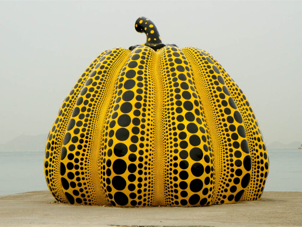 Yayoi Kusama: "Calabaza" (1994).