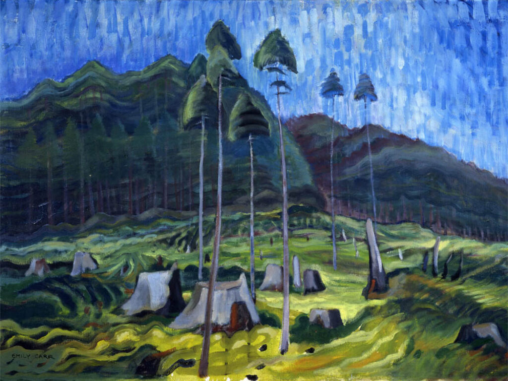 Emily Carr: "Curiosidades" (1939), detalle.