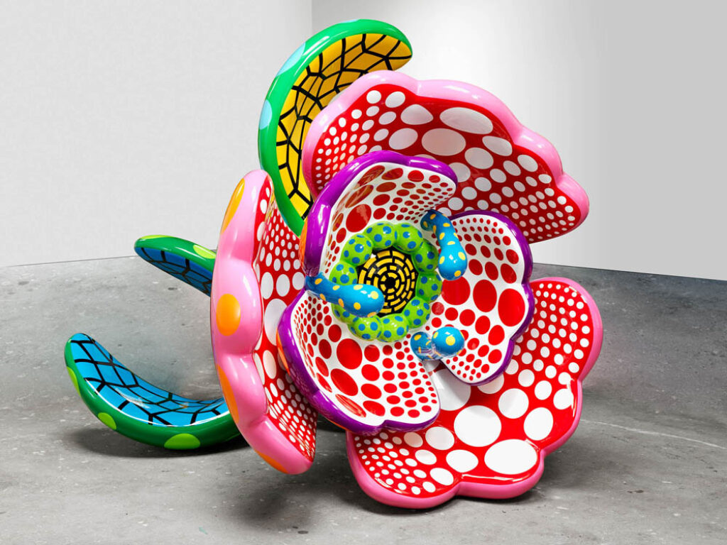 Yayoi Kusama: "La flor que se abre en mi corazón" (2020).