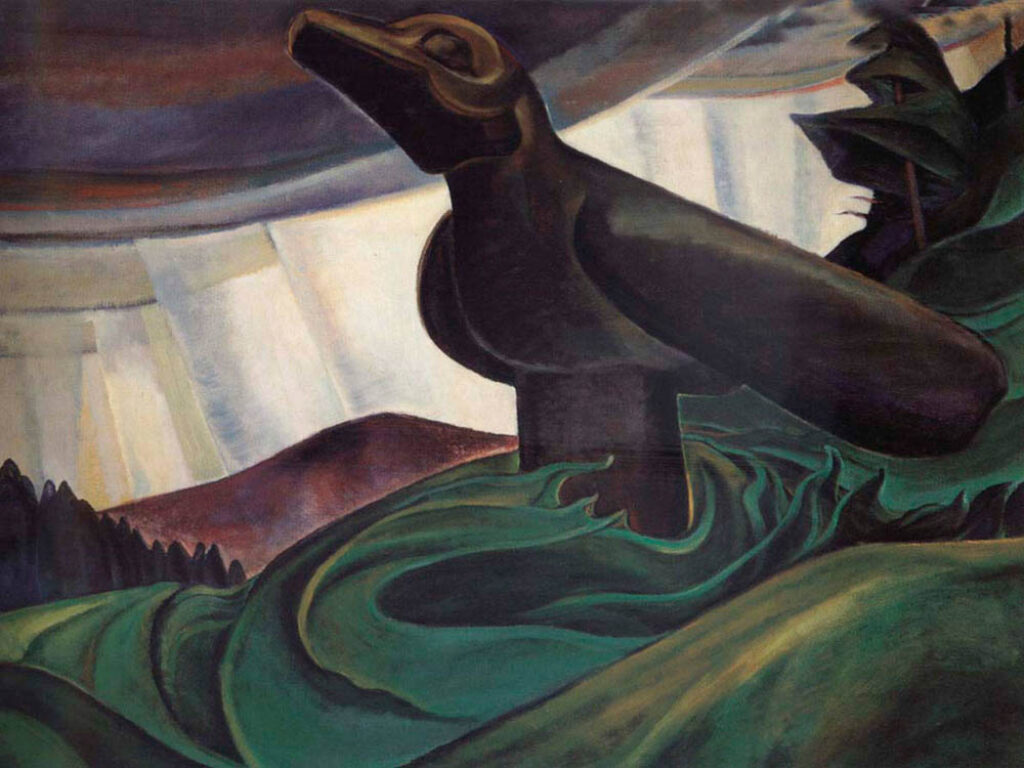 Emily Carr: "El gran cuervo" (1931).