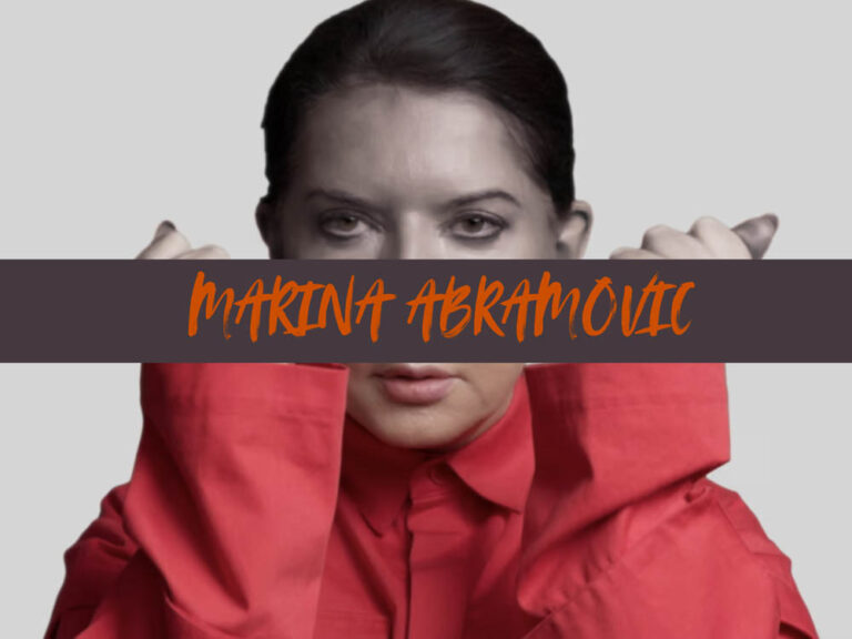 Marina Abramović, artista serbia.