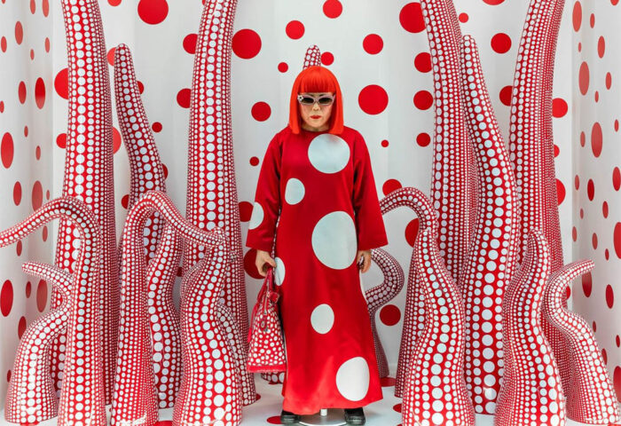 Yayoi Kusama, diseño para la tienda Louis Vuitton.