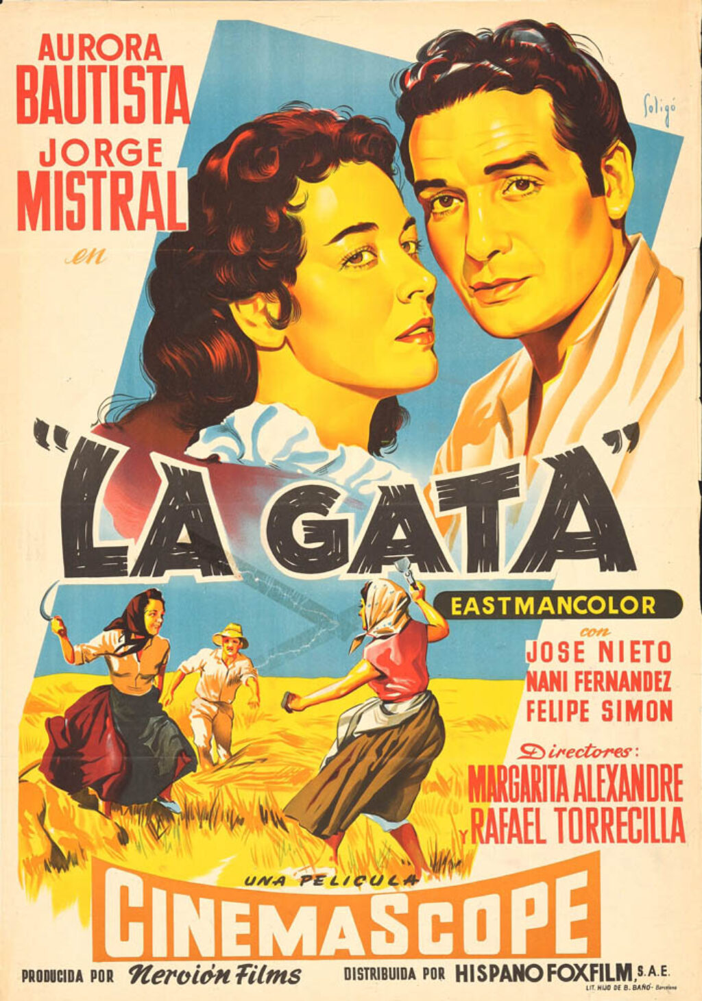 "La gata" (1955), de Rafael Torrecilla y Margarita Alexandre.